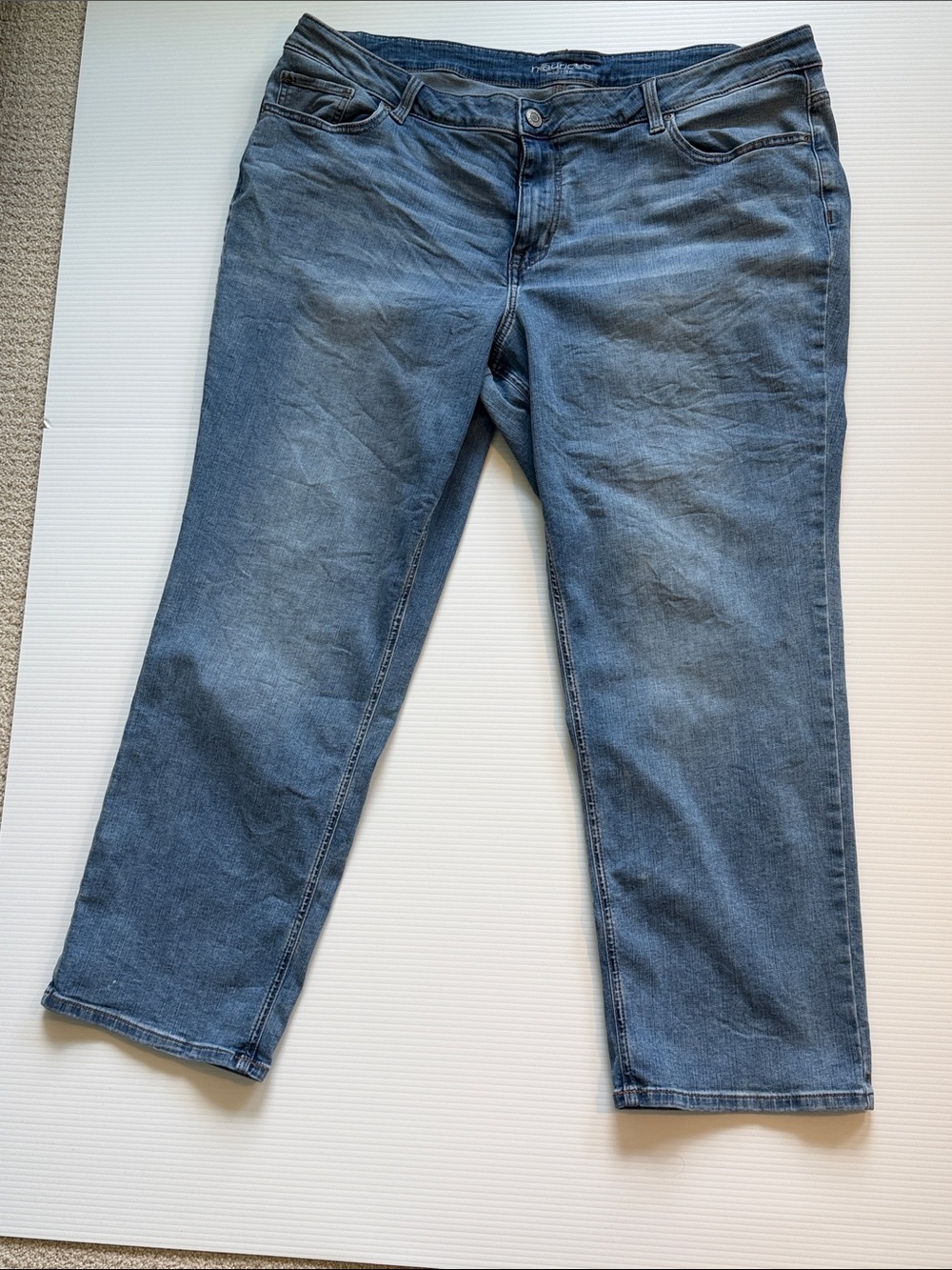 Maurices Women's Medium Blue Straight Leg Jeans